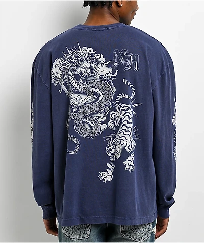 Ninth Hall Fated Rivalry Blue Long Sleeve T-Shirt
