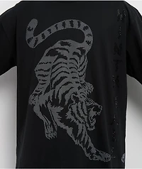 Ninth Hall Faux Rhinestones Black Long Sleeve T-Shirt