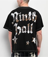 Ninth Hall Faux-ny Hair Black Boxy T-Shirt