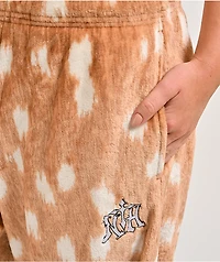 Ninth Hall Fawn Brown Plush Lounge Pants