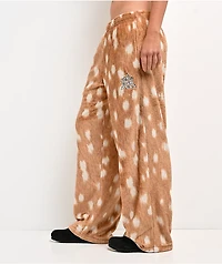 Ninth Hall Fawn Brown Plush Lounge Pants
