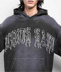 Ninth Hall Fein Black Wash Hoodie