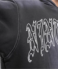 Ninth Hall Fein Black Wash Hoodie