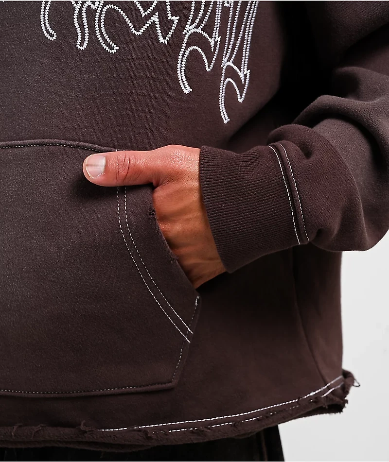 Ninth Hall Fein Brown Hoodie