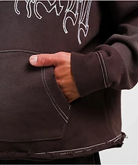 Ninth Hall Fein Brown Hoodie