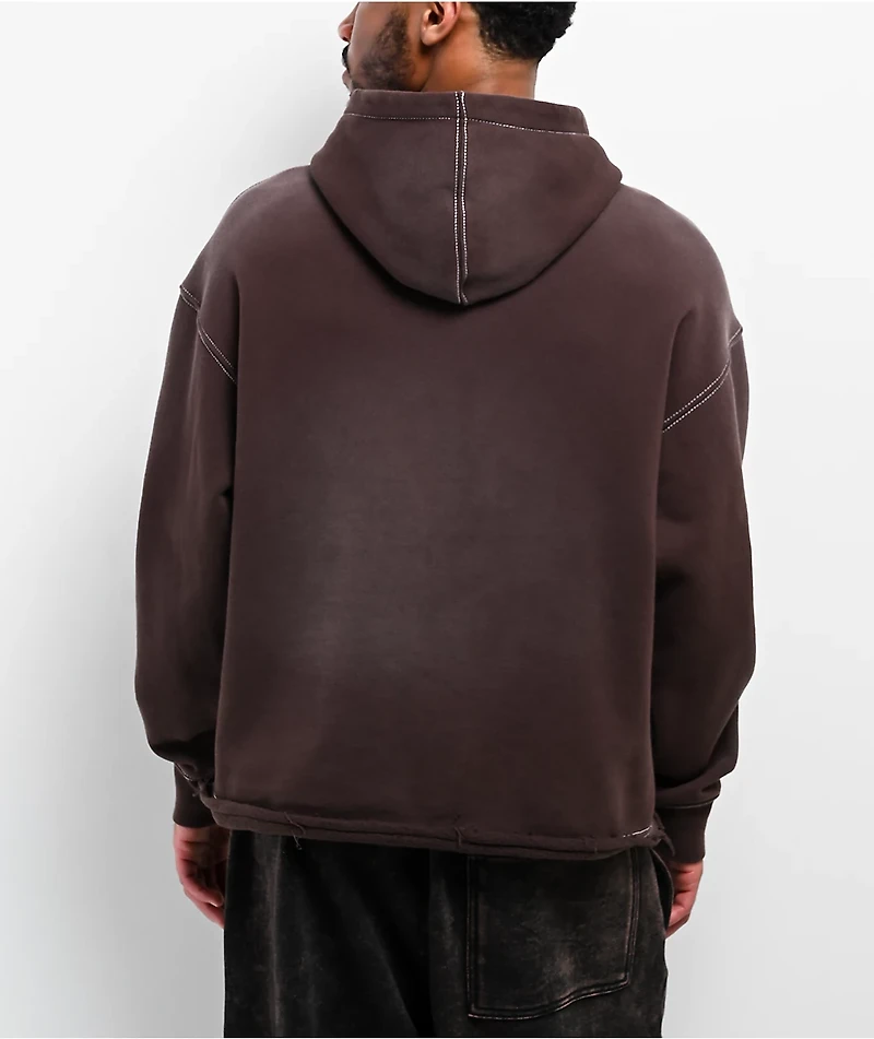 Ninth Hall Fein Brown Hoodie