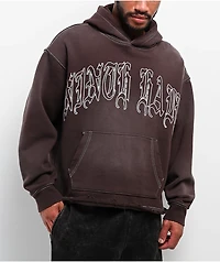 Ninth Hall Fein Brown Hoodie
