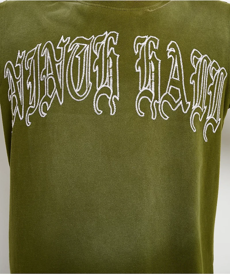 Ninth Hall Fein Green Wash T-Shirt