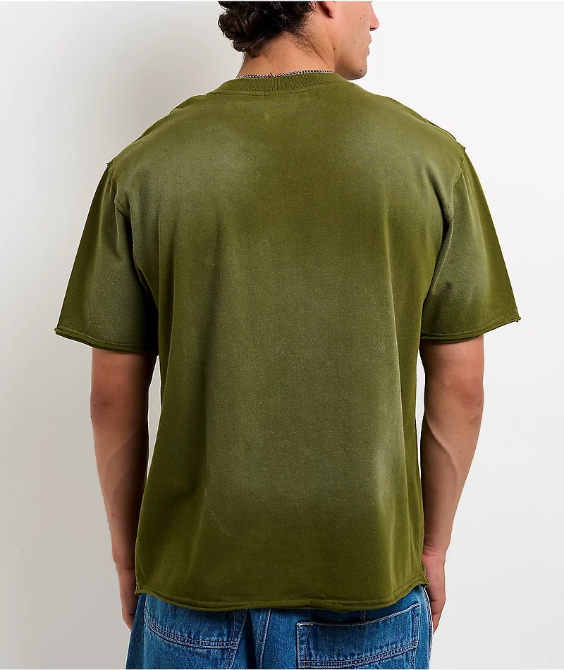 Ninth Hall Fein Green Wash T-Shirt
