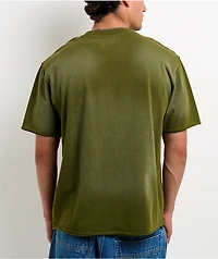 Ninth Hall Fein Green Wash T-Shirt
