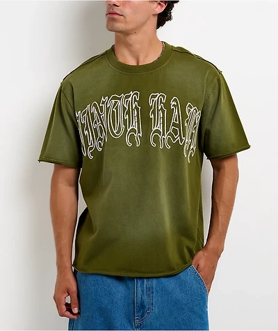 Ninth Hall Fein Green Wash T-Shirt
