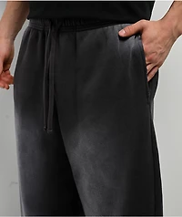 Ninth Hall Fien Black Wash Baggy Sweatpants
