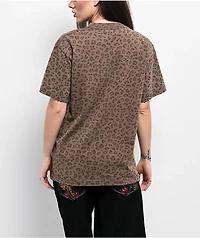 Ninth Hall Fien Vintage Leopard Brown T-Shirt
