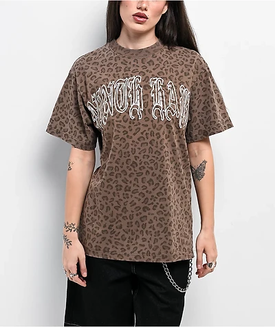 Ninth Hall Fien Vintage Leopard Brown T-Shirt