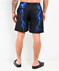 Ninth Hall Floater Wolf Blue & Black Board Shorts