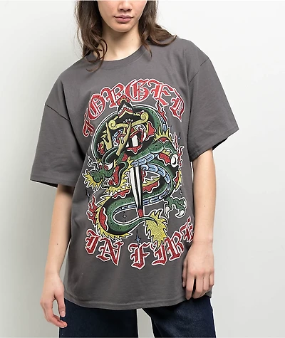 Ninth Hall Forged In Fire Charcoal T-Shirt