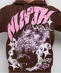 Ninth Hall Forged In Rage Brown Hoodie