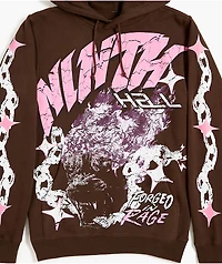 Ninth Hall Forged In Rage Brown Hoodie