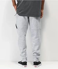 Ninth Hall Fume Heather Grey Moto Jogger Sweatpants