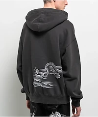 Ninth Hall Fundamentals Airbrushed Dragon Black Hoodie