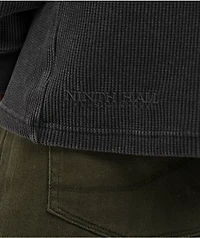 Ninth Hall Fundamentals Ash Wash Boxy Thermal Long Sleeve T-Shirt