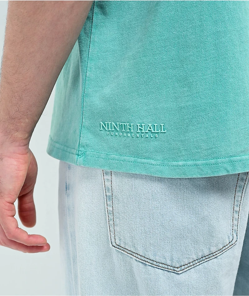 Ninth Hall Fundamentals Bay Blue Boxy T-Shirt