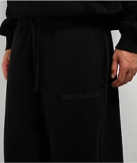 Ninth Hall Fundamentals Black Oversized Sweatpants