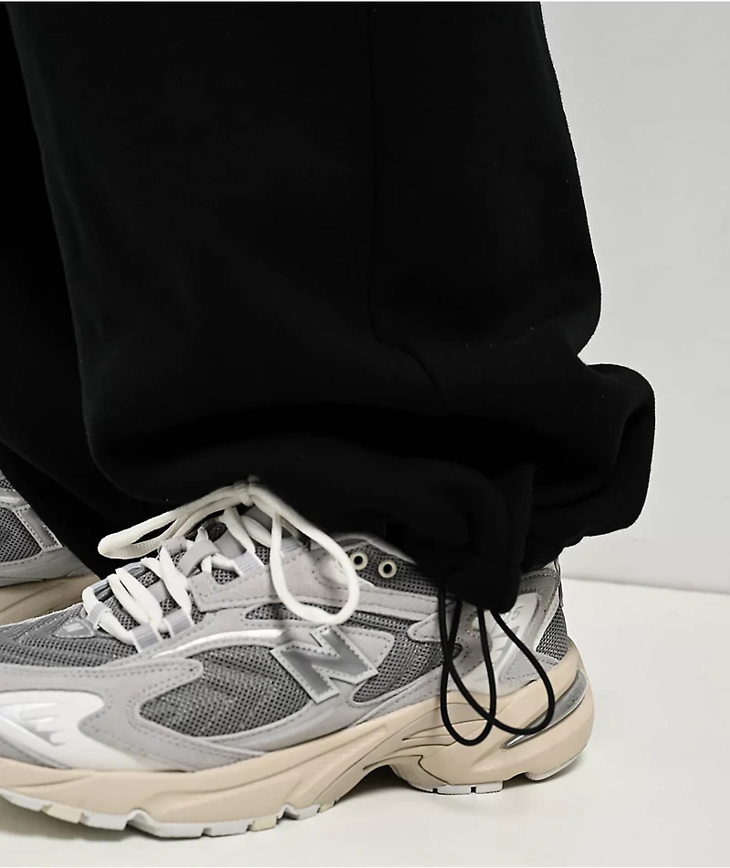 Ninth Hall Fundamentals Black Oversized Sweatpants