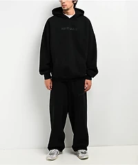 Ninth Hall Fundamentals Black Oversized Sweatpants