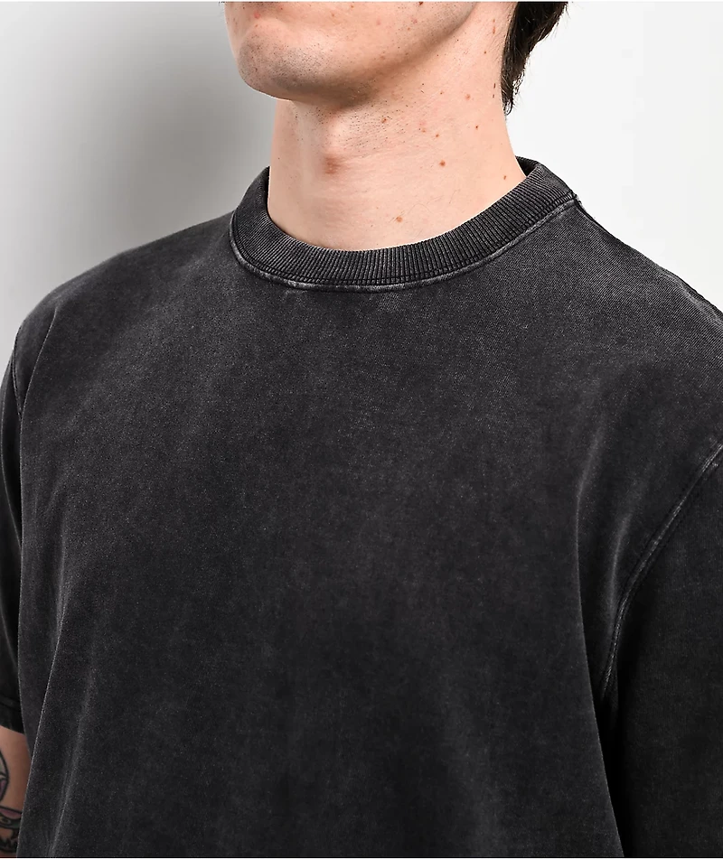 Ninth Hall Fundamentals Black Static Wash T-Shirt