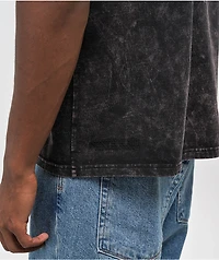Ninth Hall Fundamentals Black Wash Wide T-Shirt