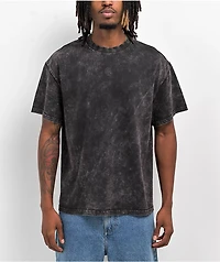 Ninth Hall Fundamentals Black Wash Wide T-Shirt