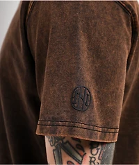 Ninth Hall Fundamentals Brown Static Wash T-Shirt