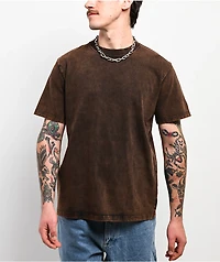 Ninth Hall Fundamentals Brown Static Wash T-Shirt