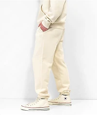 Ninth Hall Fundamentals Cream Relaxed Sweatpants