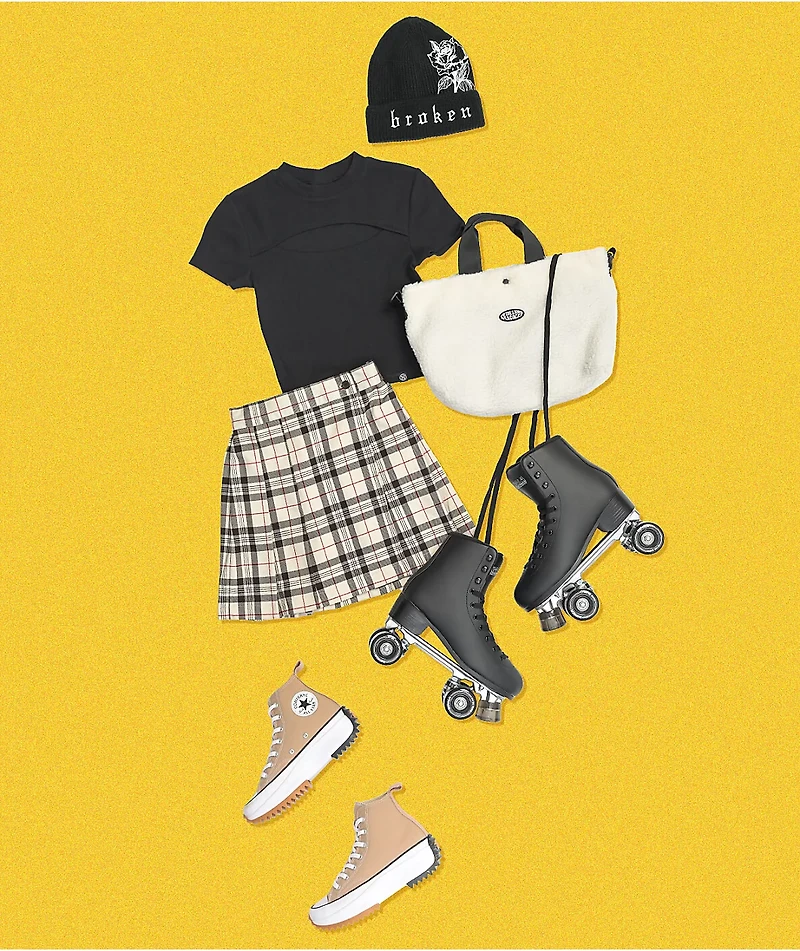 Ninth Hall Fundamentals Cuddie Black Cut Out Crop T-Shirt