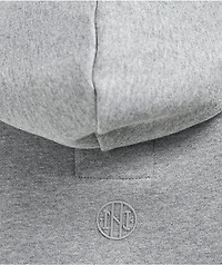 Ninth Hall Fundamentals Geena Logo Heather Grey Oversized Hoodie