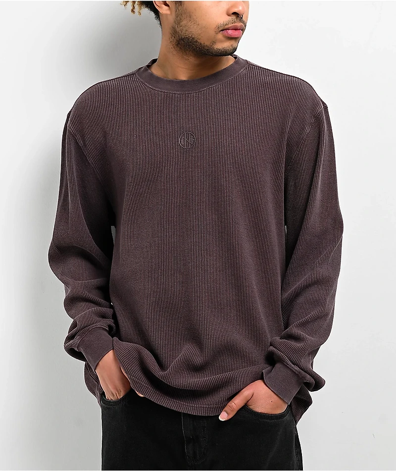 Ninth Hall Fundamentals Java Boxy Thermal Long Sleeve T-Shirt