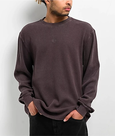Ninth Hall Fundamentals Java Boxy Thermal Long Sleeve T-Shirt