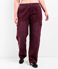 Ninth Hall Fundamentals Koa Port Royal Sunbleached Relaxed Cargo Sweatpants