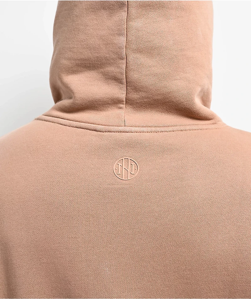 Ninth Hall Fundamentals Logo Chanterelle Oversized Hoodie