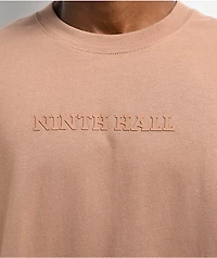 Ninth Hall Fundamentals Logo Chantrelle Long Sleeve Oversized T-Shirt
