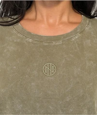 Ninth Hall Fundamentals Maeve Olive Wash Oversized T-Shirt