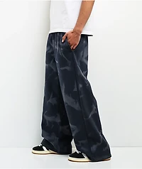 Ninth Hall Fundamentals Marble Indigo Wash Sweatpants