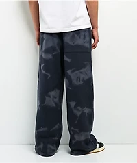 Ninth Hall Fundamentals Marble Indigo Wash Sweatpants
