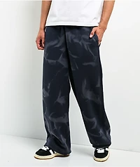 Ninth Hall Fundamentals Marble Indigo Wash Sweatpants