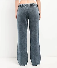 Ninth Hall Fundamentals Mellie Blue Fog Wash Relaxed Sweatpants