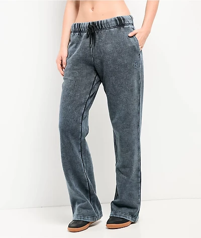 Ninth Hall Fundamentals Mellie Blue Fog Wash Relaxed Sweatpants
