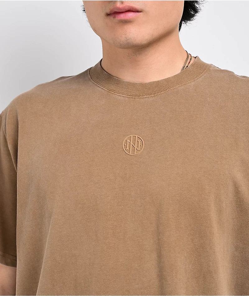 Ninth Hall Fundamentals Olive Wash Boxy T-Shirt