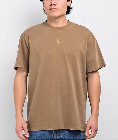 Ninth Hall Fundamentals Olive Wash Boxy T-Shirt